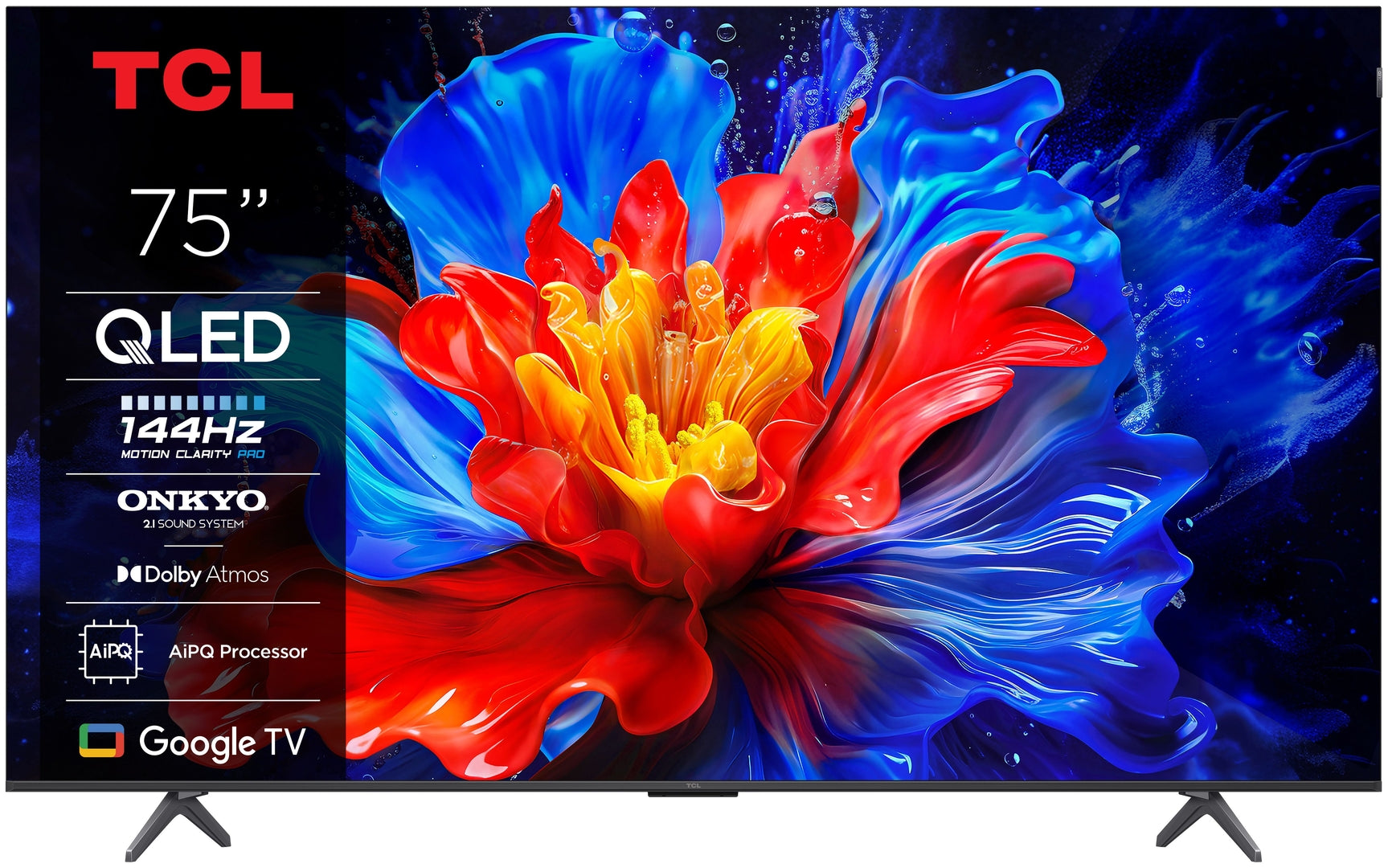 TCL 75P8K 75",4K,QLED,LEDDirect,144Hz,GoogleTV