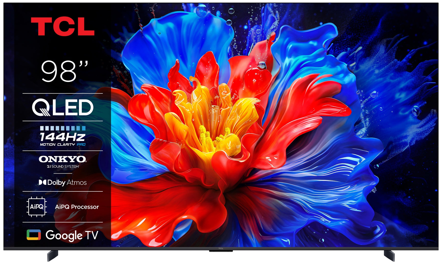 TCL 98P8K 98",4K,QLED,LEDDirect,144Hz,GoogleTV