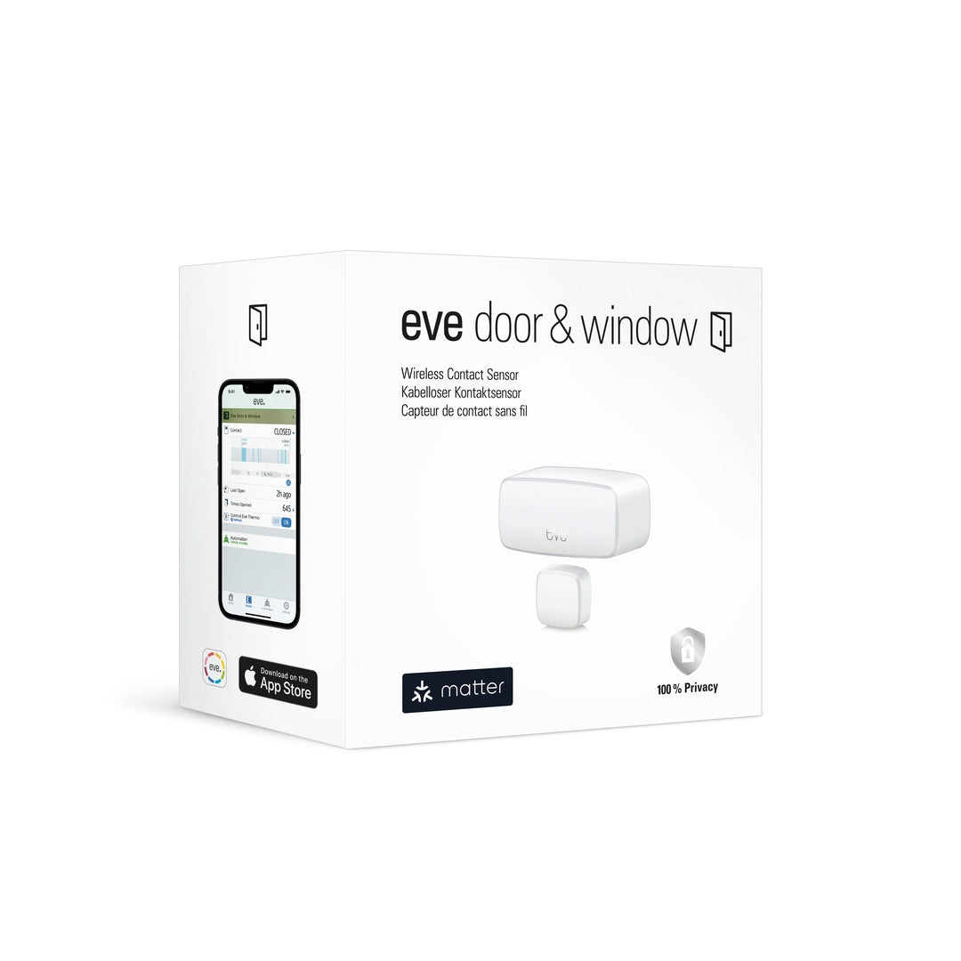 Eve Door & Window (Matter) Kabelloser Kontaktsensor (Demo-Artikel)