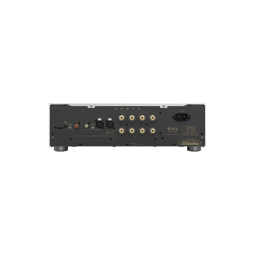 Onkyo M80S Power Amplifier, silber