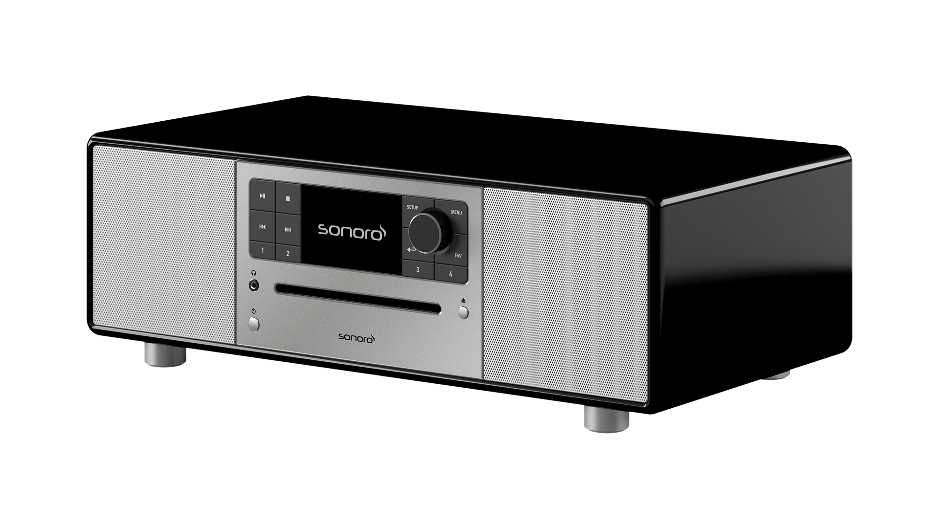 Sonoro PRESTIGE Schwarz (hochglänzend) (Silber)