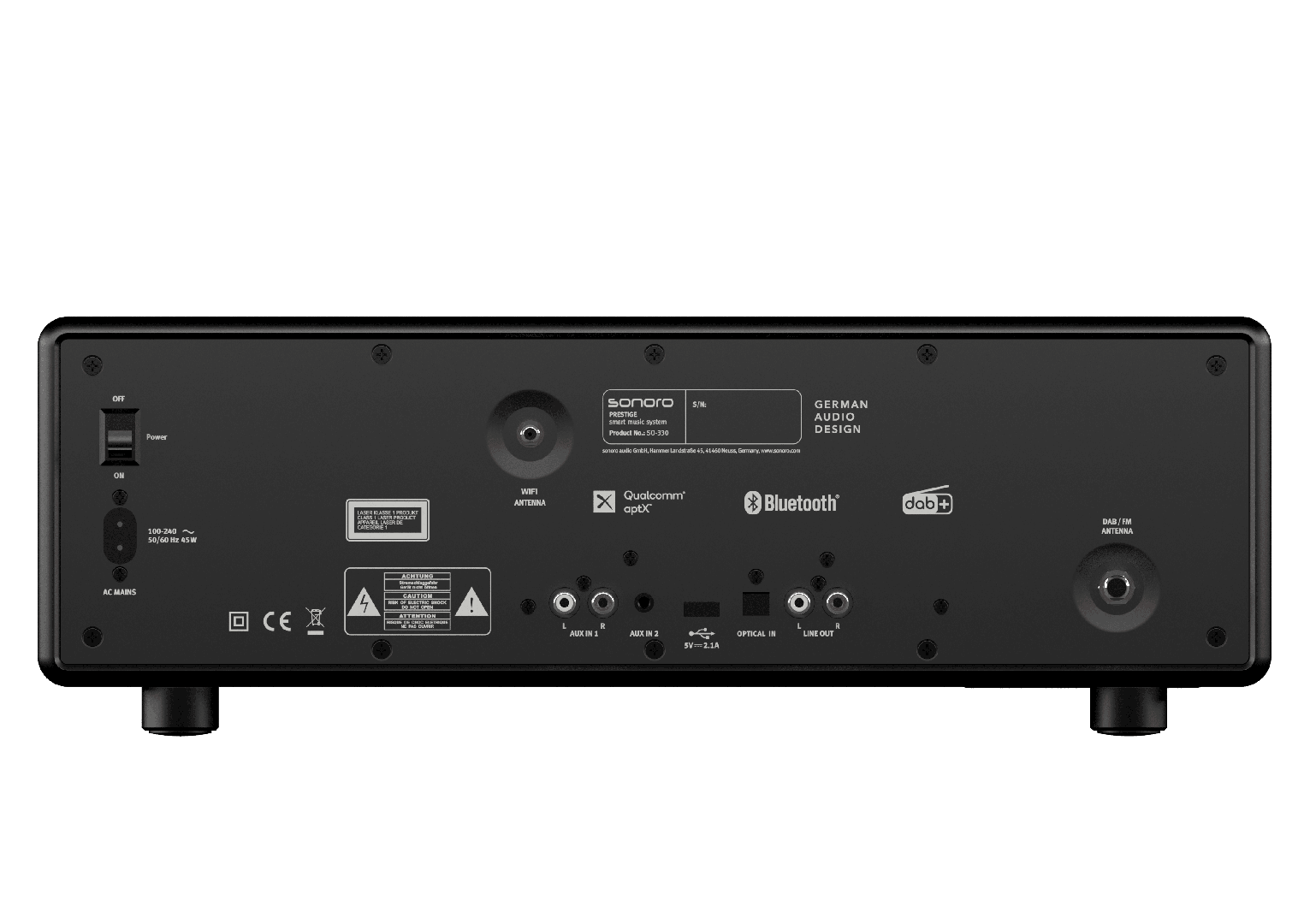 Sonoro PRESTIGE Schwarz (matt) (Schwarz)