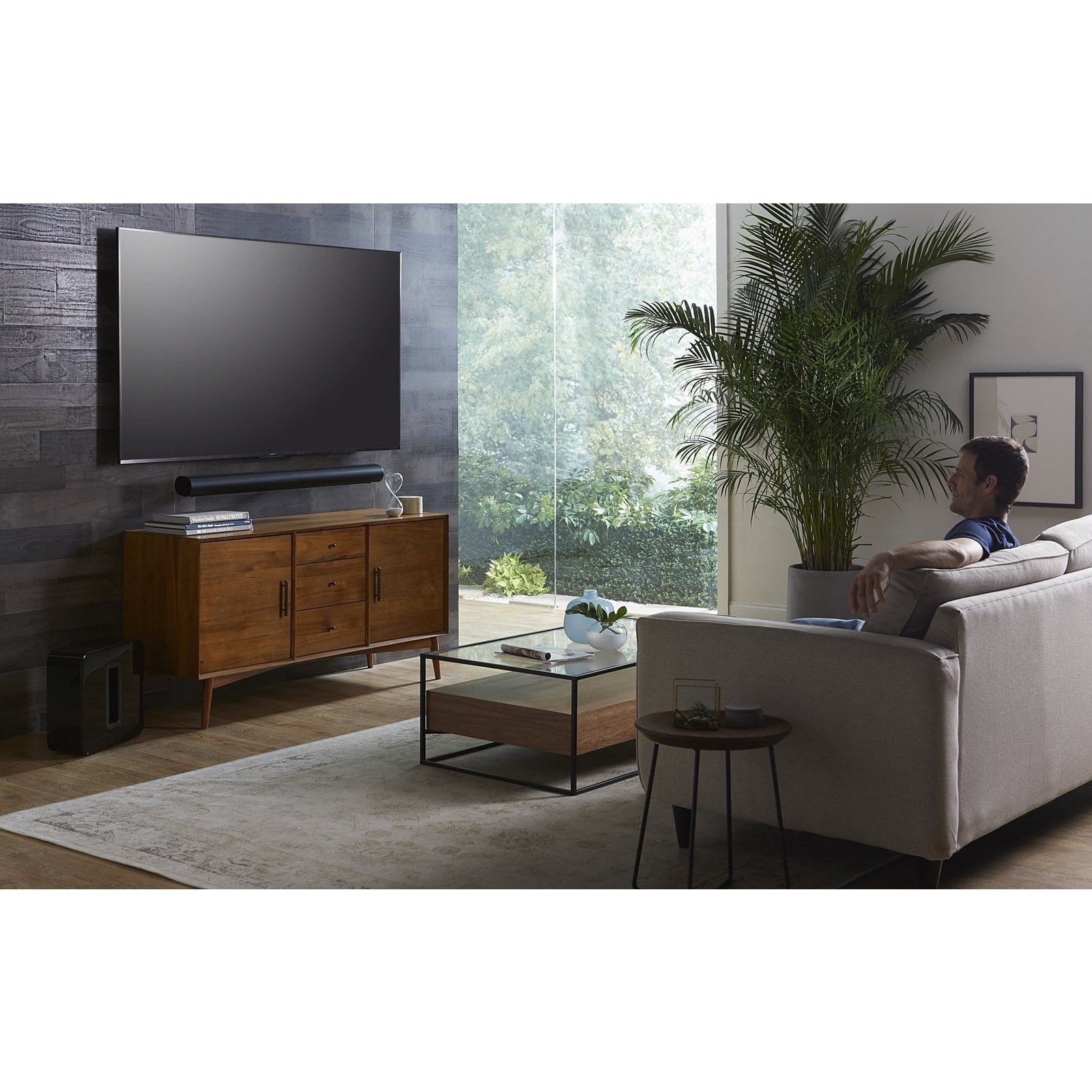 Sanus Wandhalterung für Sonos Arc Ausziehbar, Schwarz