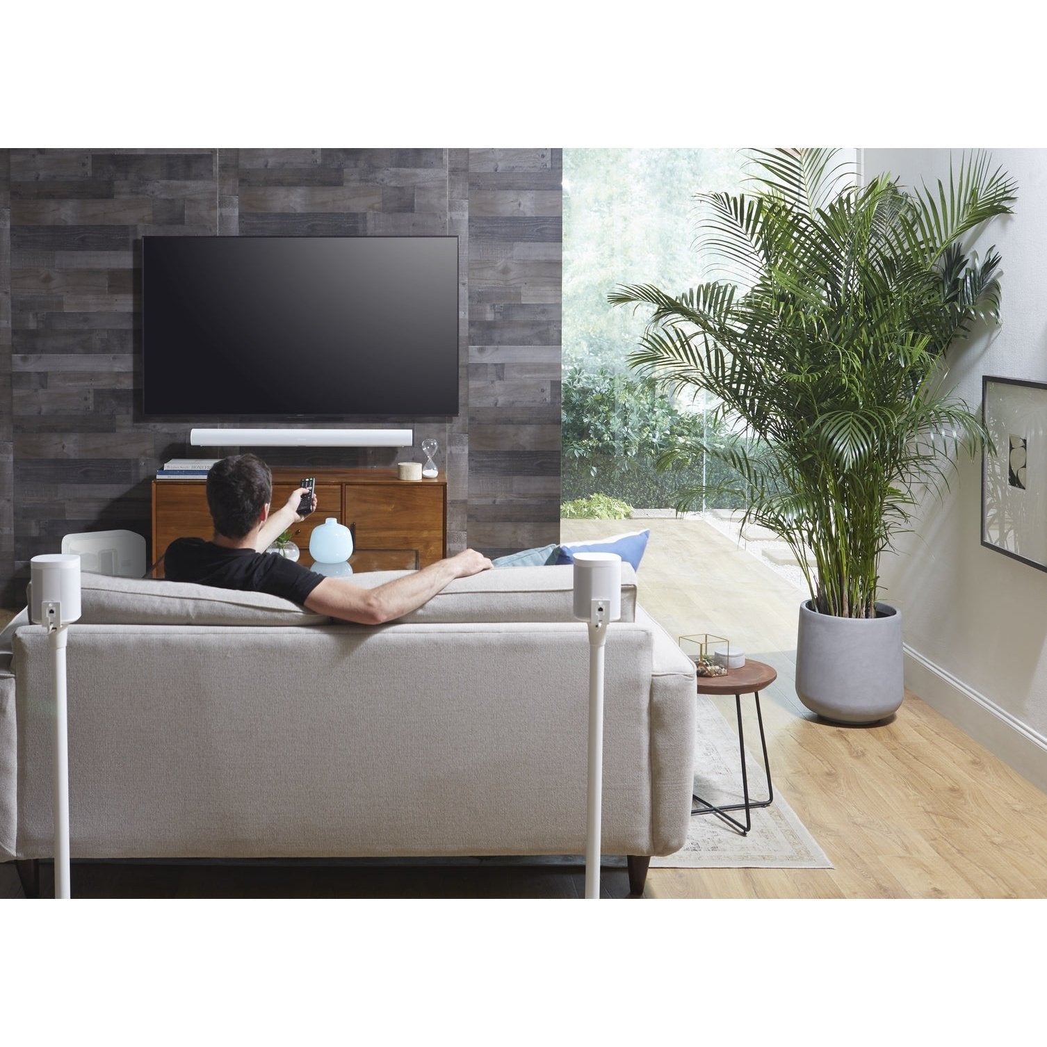 Sanus Wandhalterung für Sonos Arc Ausziehbar, Weiss