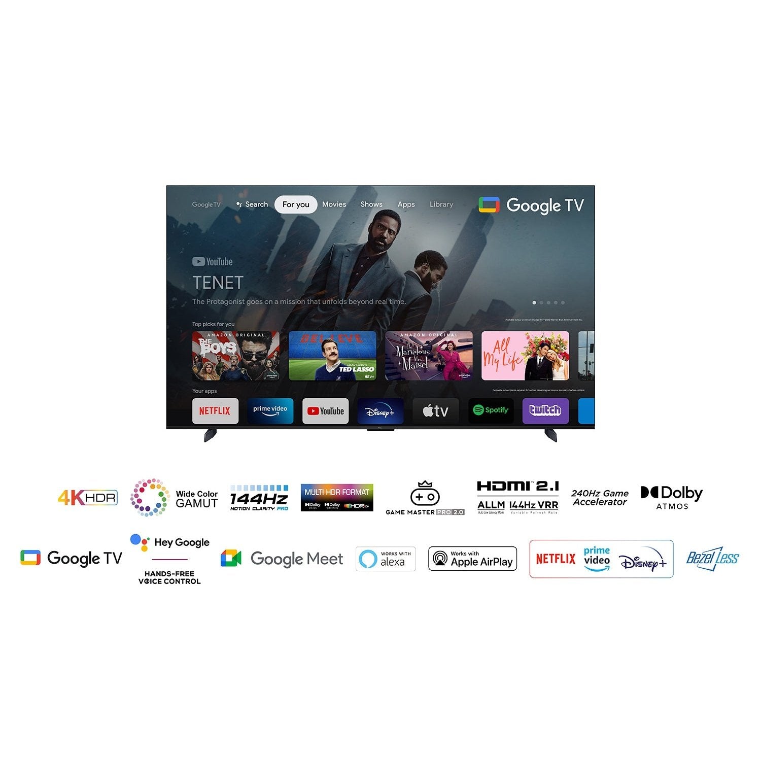 TCL 98P745 98", 4K UHD