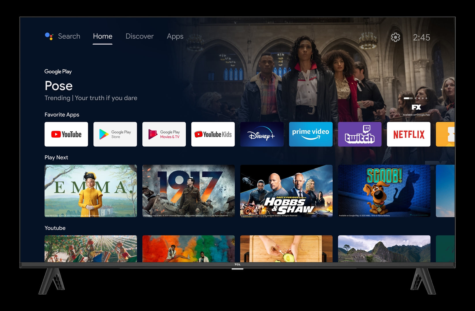 TCL 43S5400A 43", FHD, LED, AndroidTV