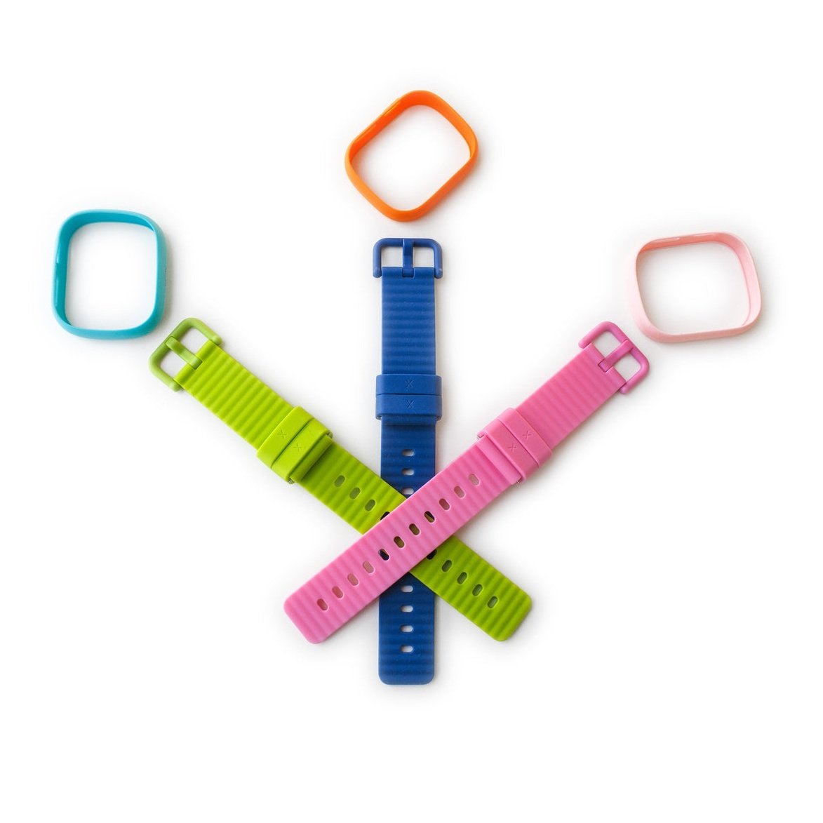 Xplora X6 Energy Pack Armbänder Pink, Blau, Lime