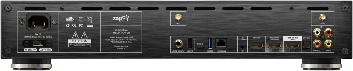 Zappiti Pro 4K HDR High-End Media Player, Dolby Atmos, DTS-