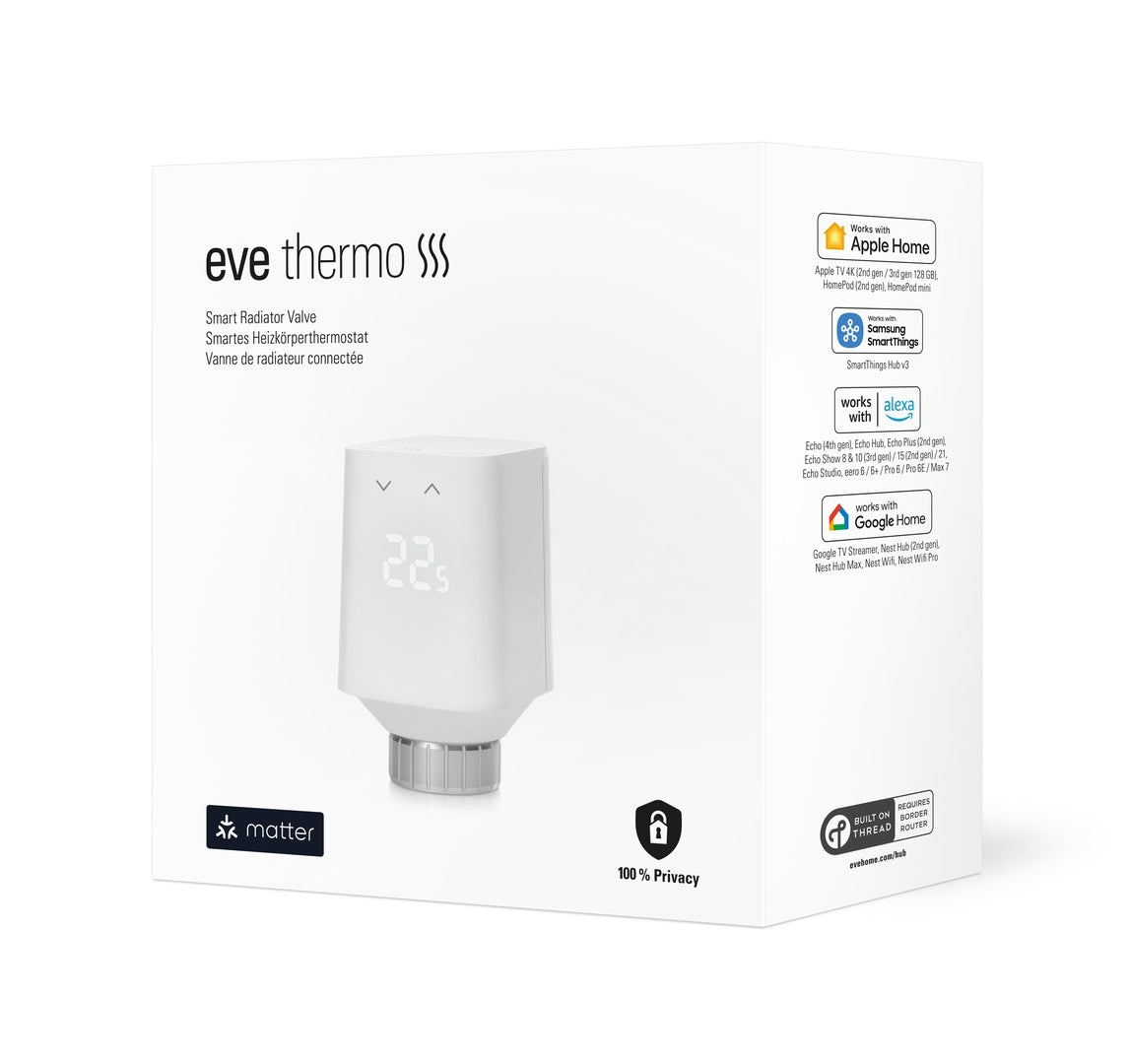 Eve Thermo (Matter, 5th Gen) Smartes Heizkörperthermostat