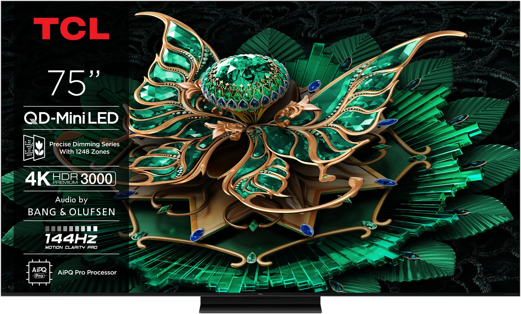TCL 75C7K 75",4K,MiniLED,144Hz,B&O,GoogleTV