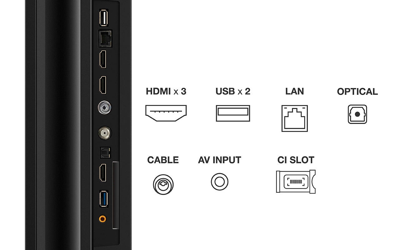 TCL 50P755 (50", 4K UHD)