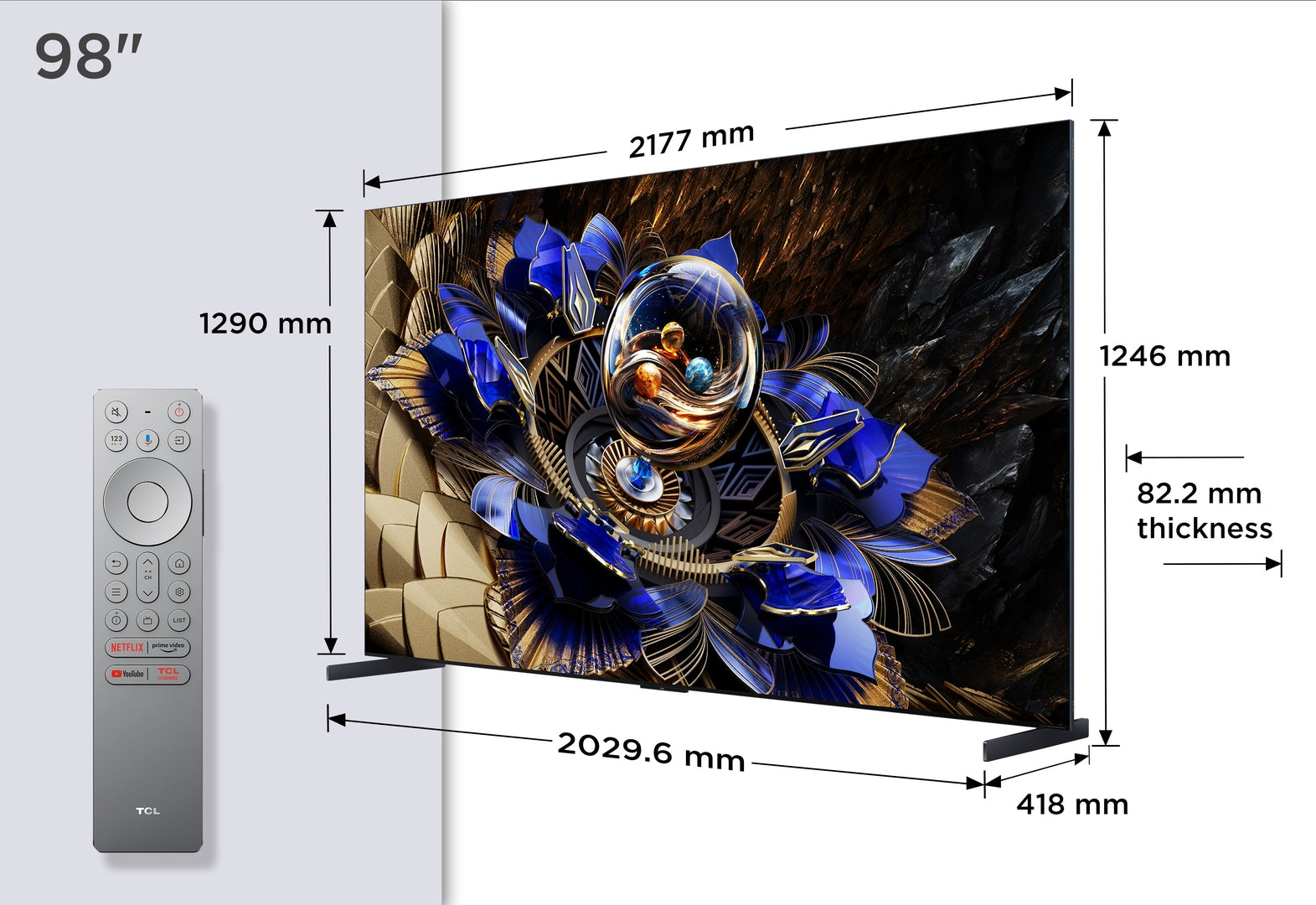 TCL 98X11K 98",Premium QD-MiniLED,144Hz,B&O