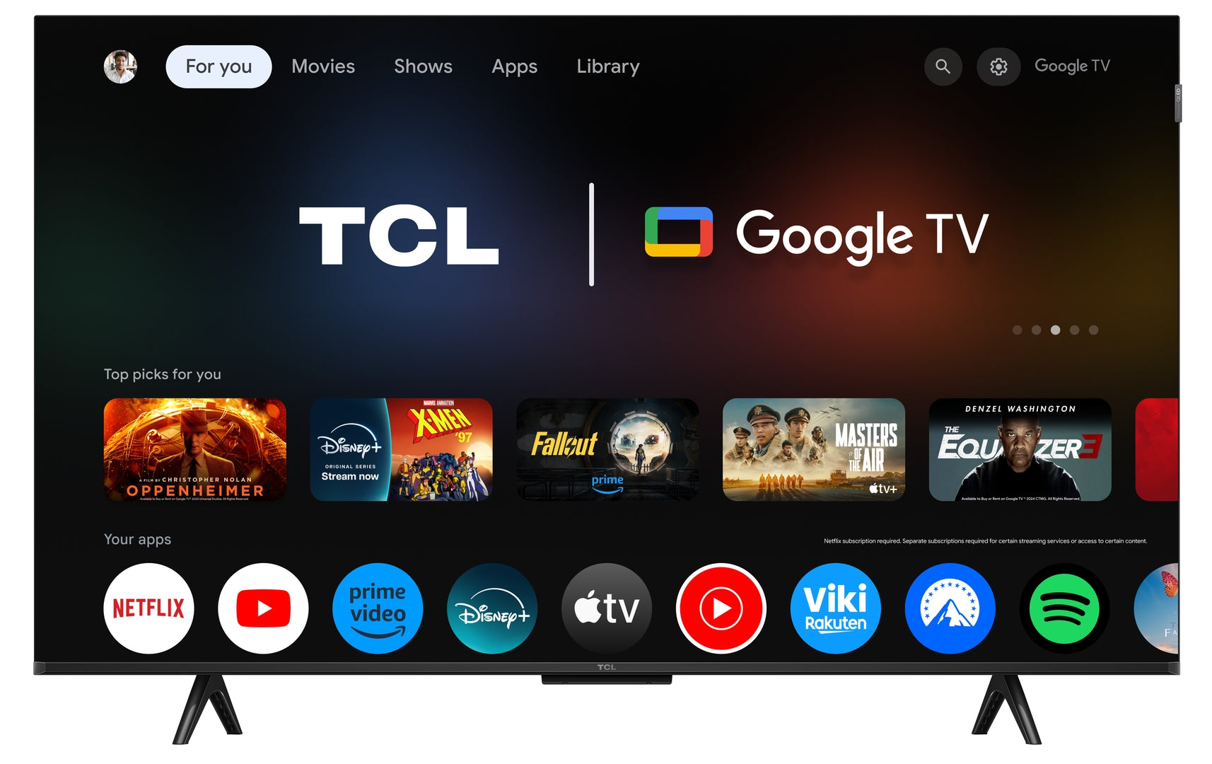 TCL 43P7K 43",4K,QLED,LED Direct,DV,GoogleTV