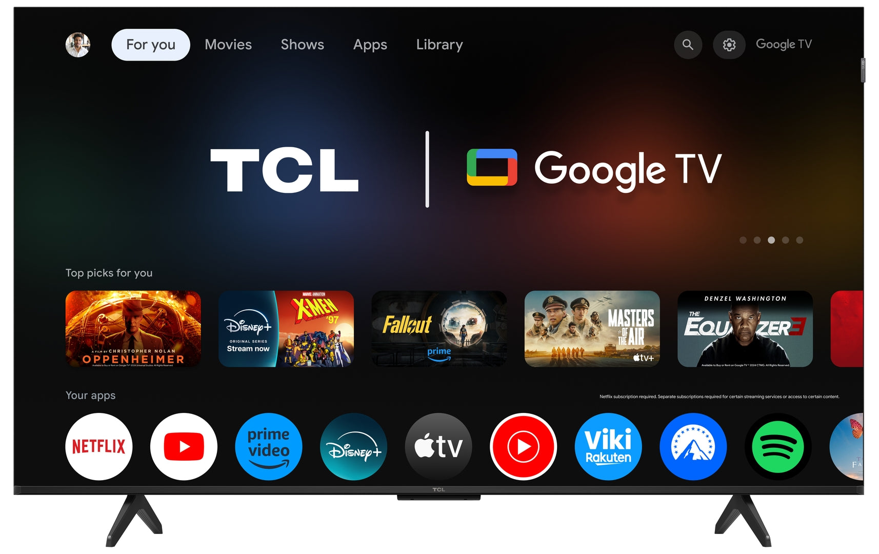 TCL 50P7K 50",4K,QLED,LED Direct,DV,GoogleTV