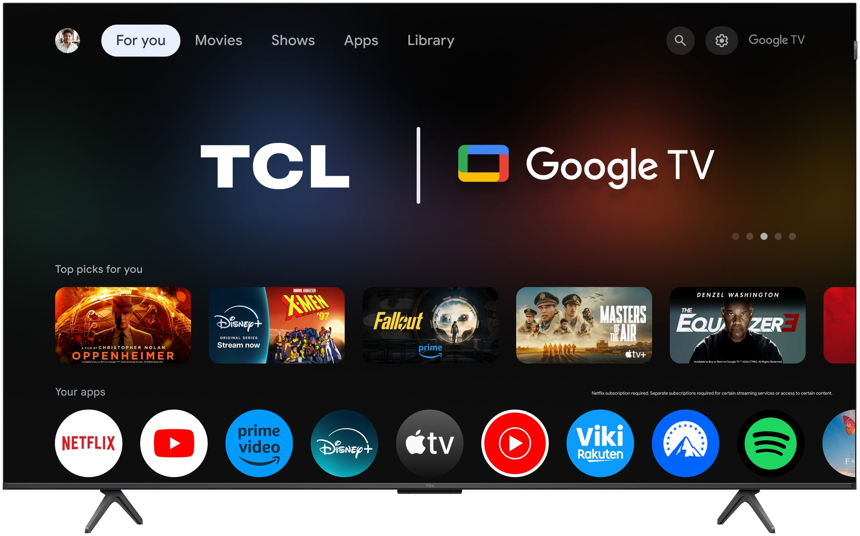 TCL 55P8K 55",4K,QLED,LEDDirect,144Hz,GoogleTV