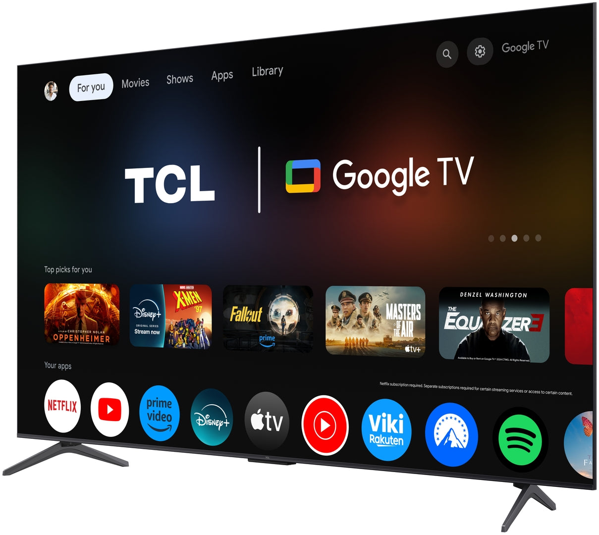 TCL 65C6KS 65", 4K, MiniLED, 60Hz, GoogleTV