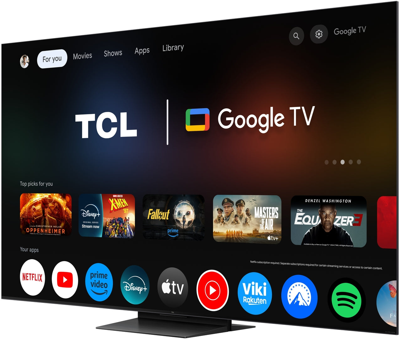 TCL 75C7K 75",4K,MiniLED,144Hz,B&O,GoogleTV