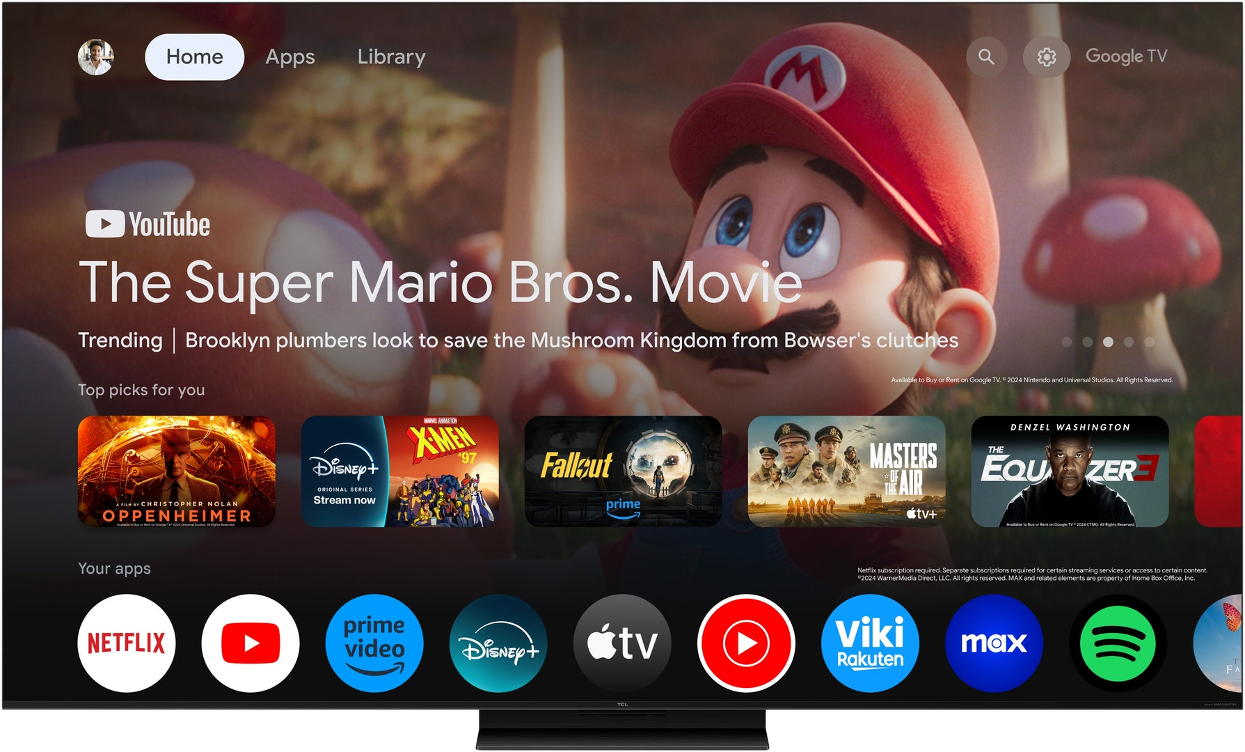TCL 75C7K 75",4K,MiniLED,144Hz,B&O,GoogleTV