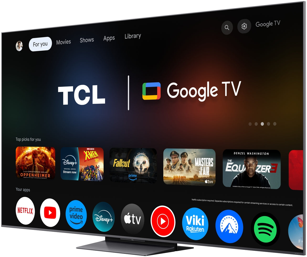 TCL 75C8K 75",4K,MiniLED,144Hz,B&O,GoogleTV
