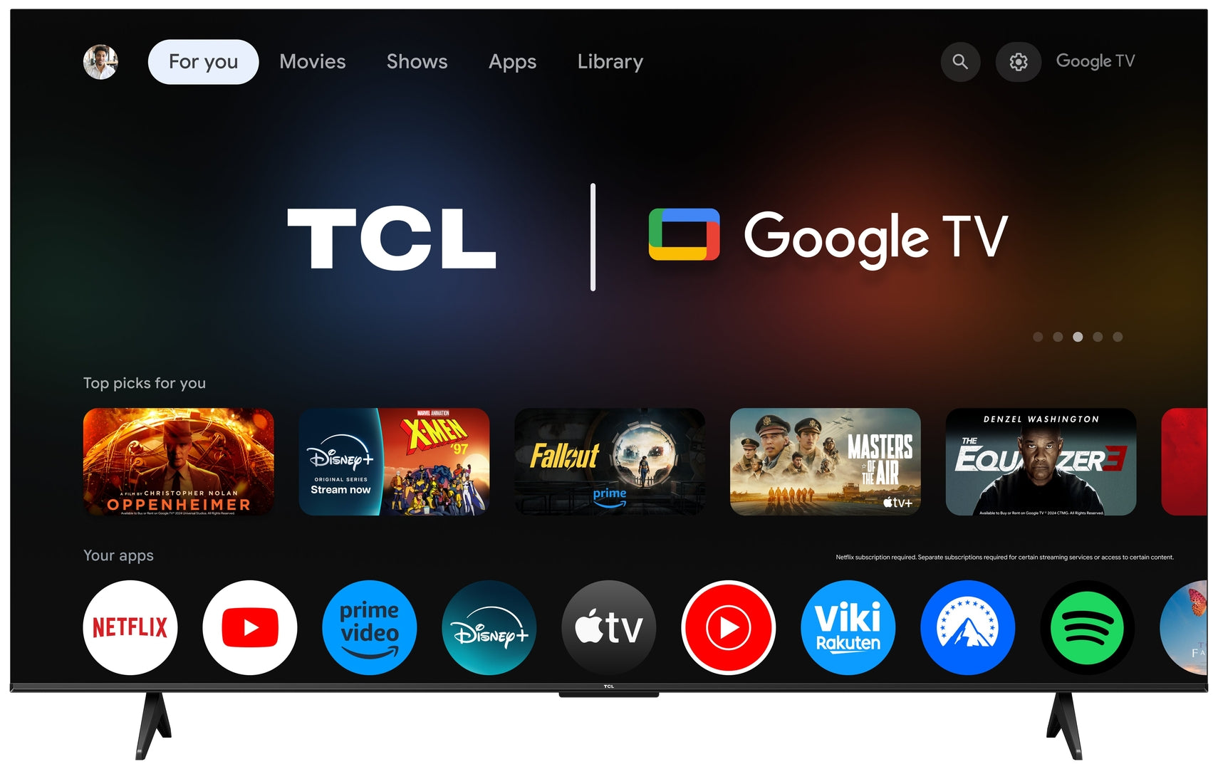 TCL 75P6K 75",4K UHD,LED Direct,DV,Google TV