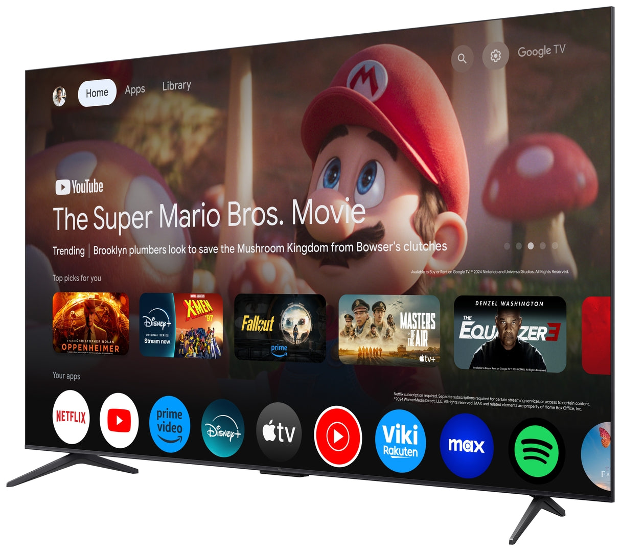 TCL 85C6K 85", 4K, MiniLED, 144Hz, GoogleTV