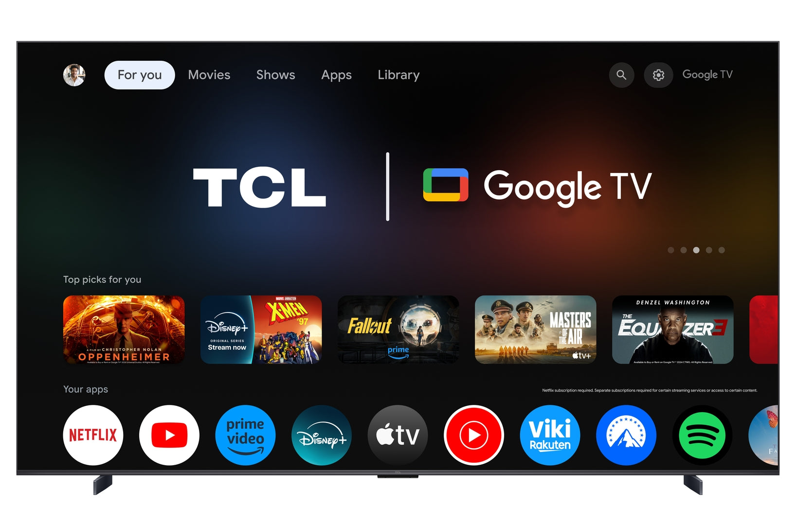 TCL 98C6K 98", 4K, MiniLED, 144Hz, GoogleTV