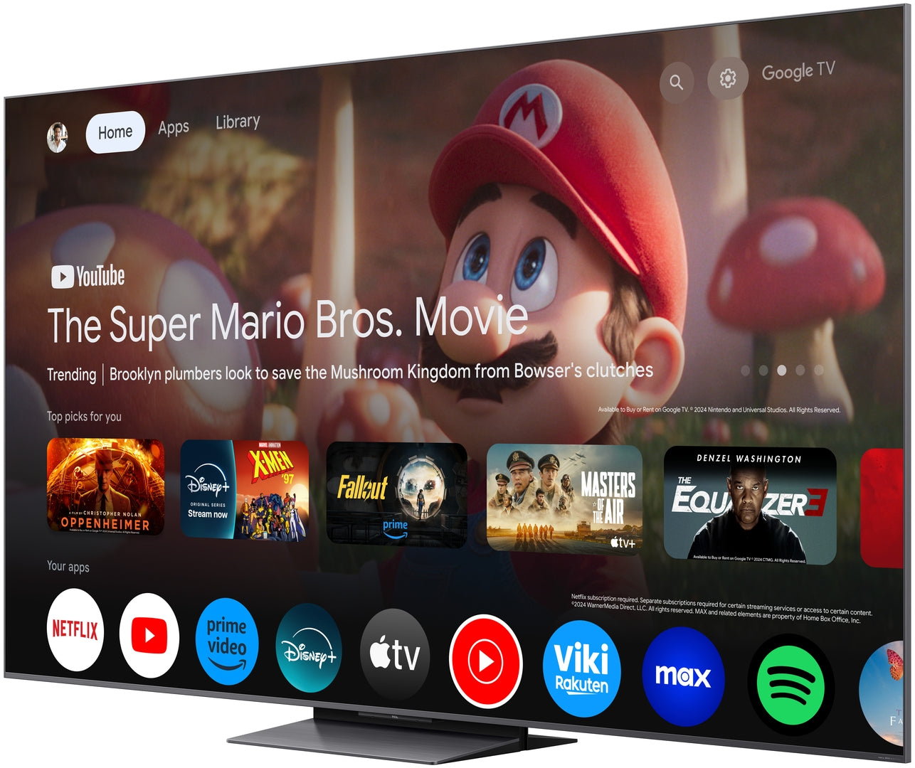 TCL 65C8K 65",4K,MiniLED,144Hz,B&O,GoogleTV