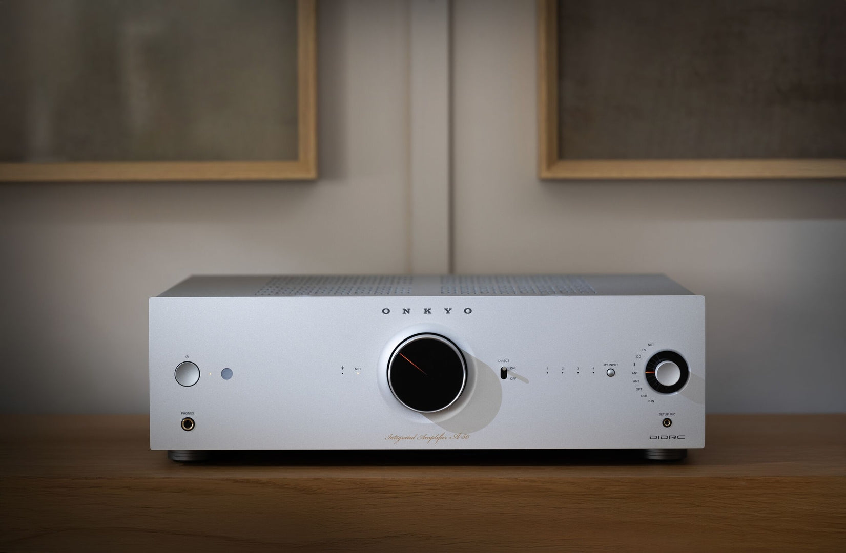 Onkyo A50S Network Integrated Amplifier, silber