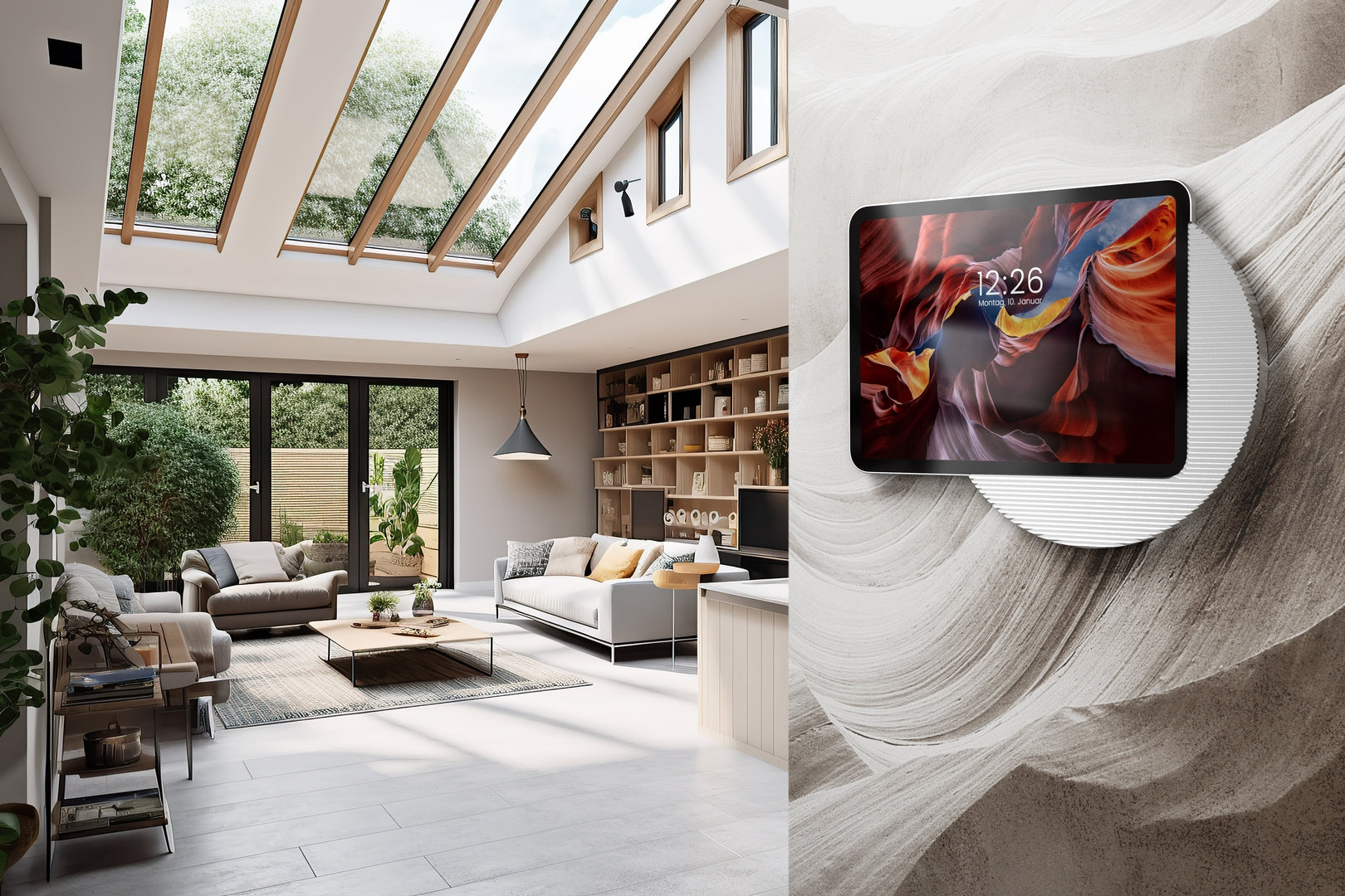 Displine Moonlight Wall Gold eloxiert USB-C