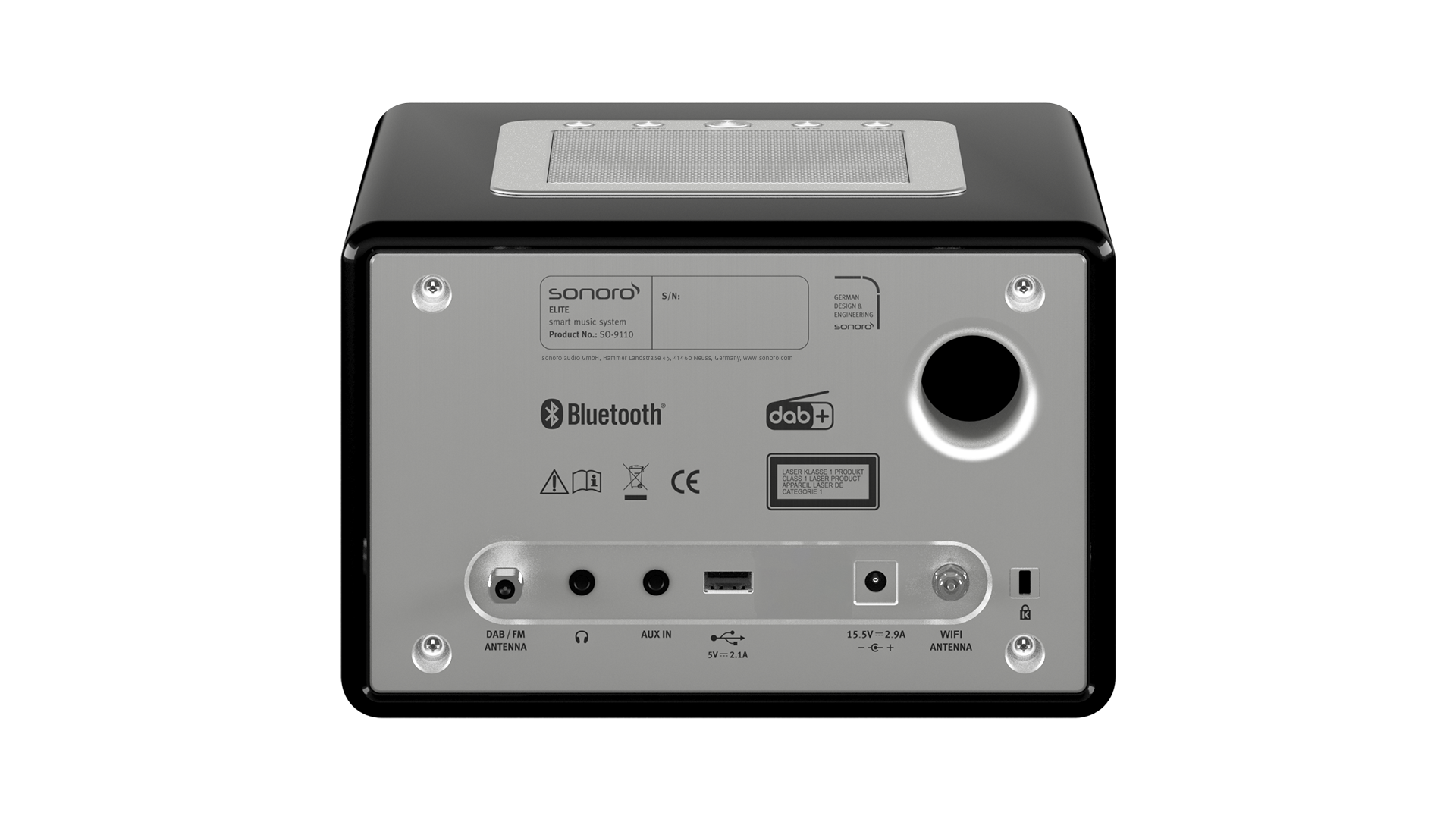Sonoro ELITE Schwarz (hochglänzend) (Silber)