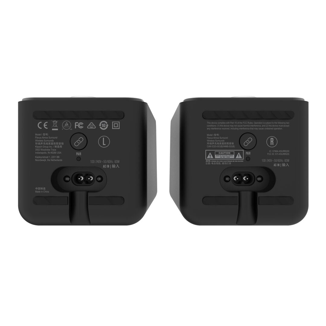 Klipsch Flexus SURR 200 schwarz, Surround Dolby Atmos