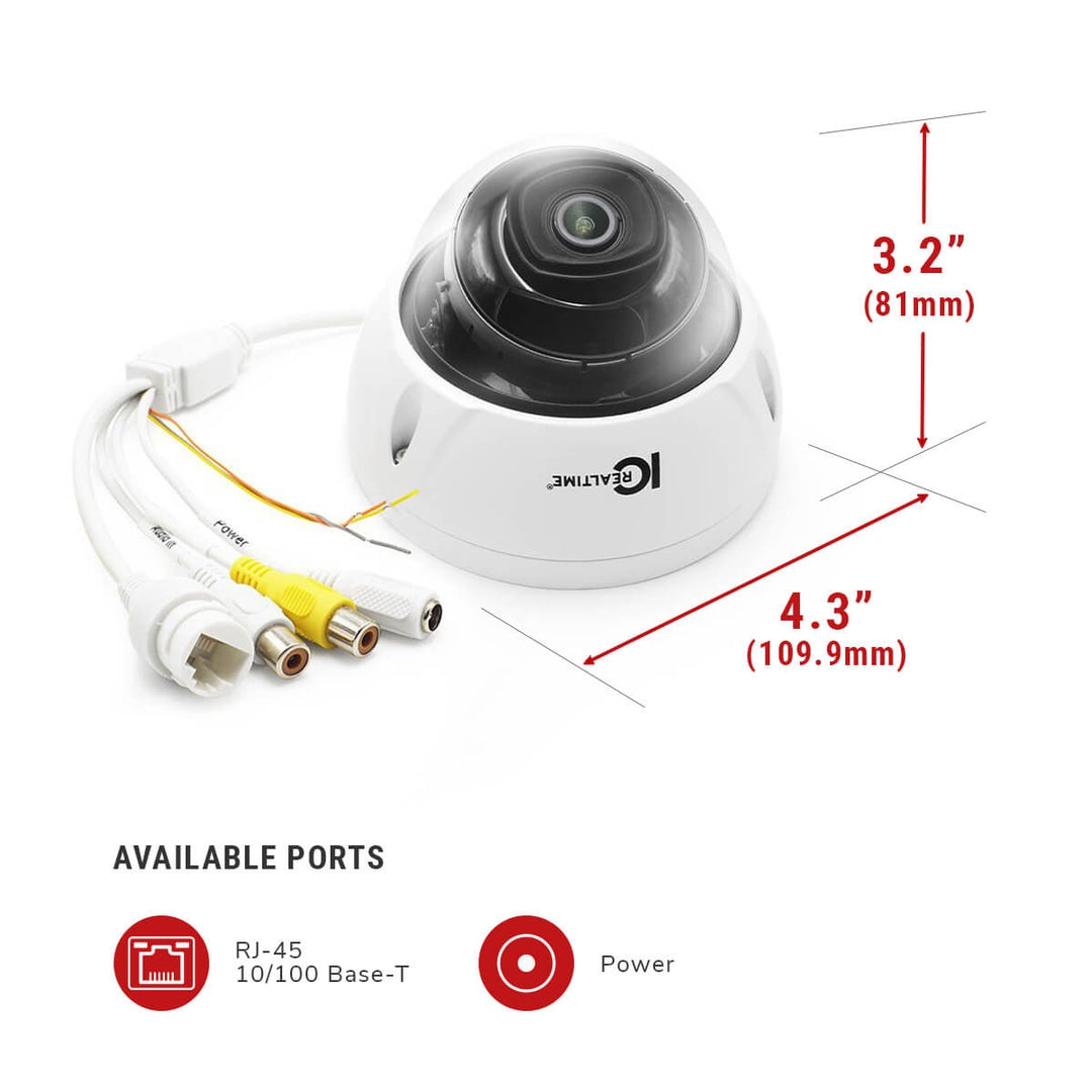 IC Realtime IPMX-D20F-IRW2 - IP Dome Camera