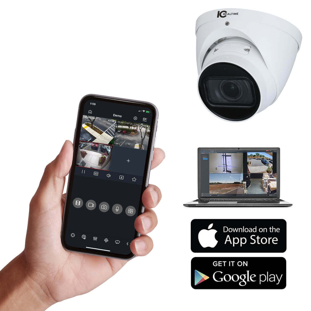 IC Realtime IPMX-W40F-IRW2 - IP Dome Camera