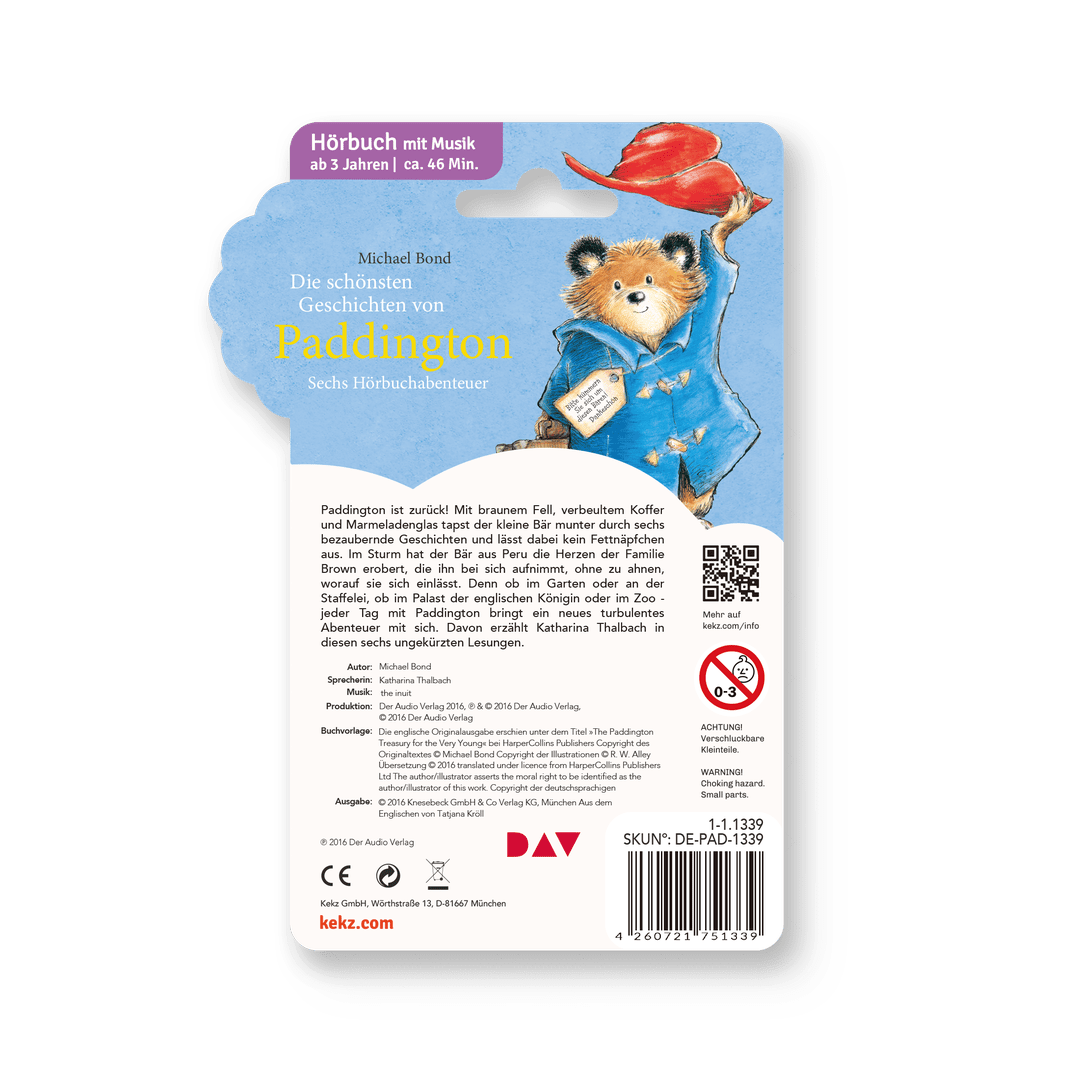 Kekz Paddington - Die schönsten Geschichten Audio Chip