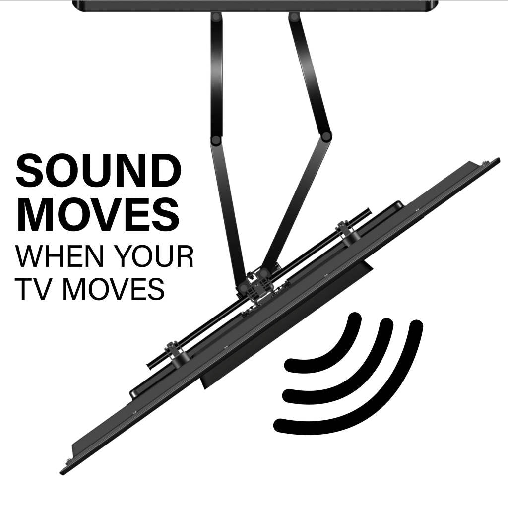 Sanus TV-Wandhalterung für Sonos Ray (Schwarz)