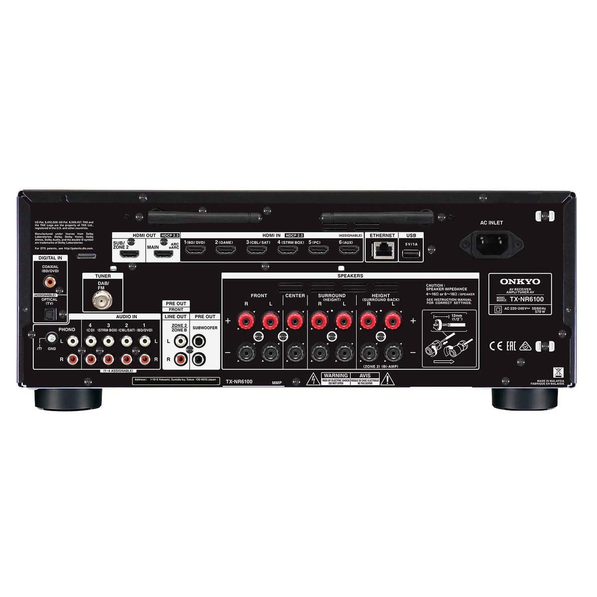 Onkyo TX-NR6100 Schwarz