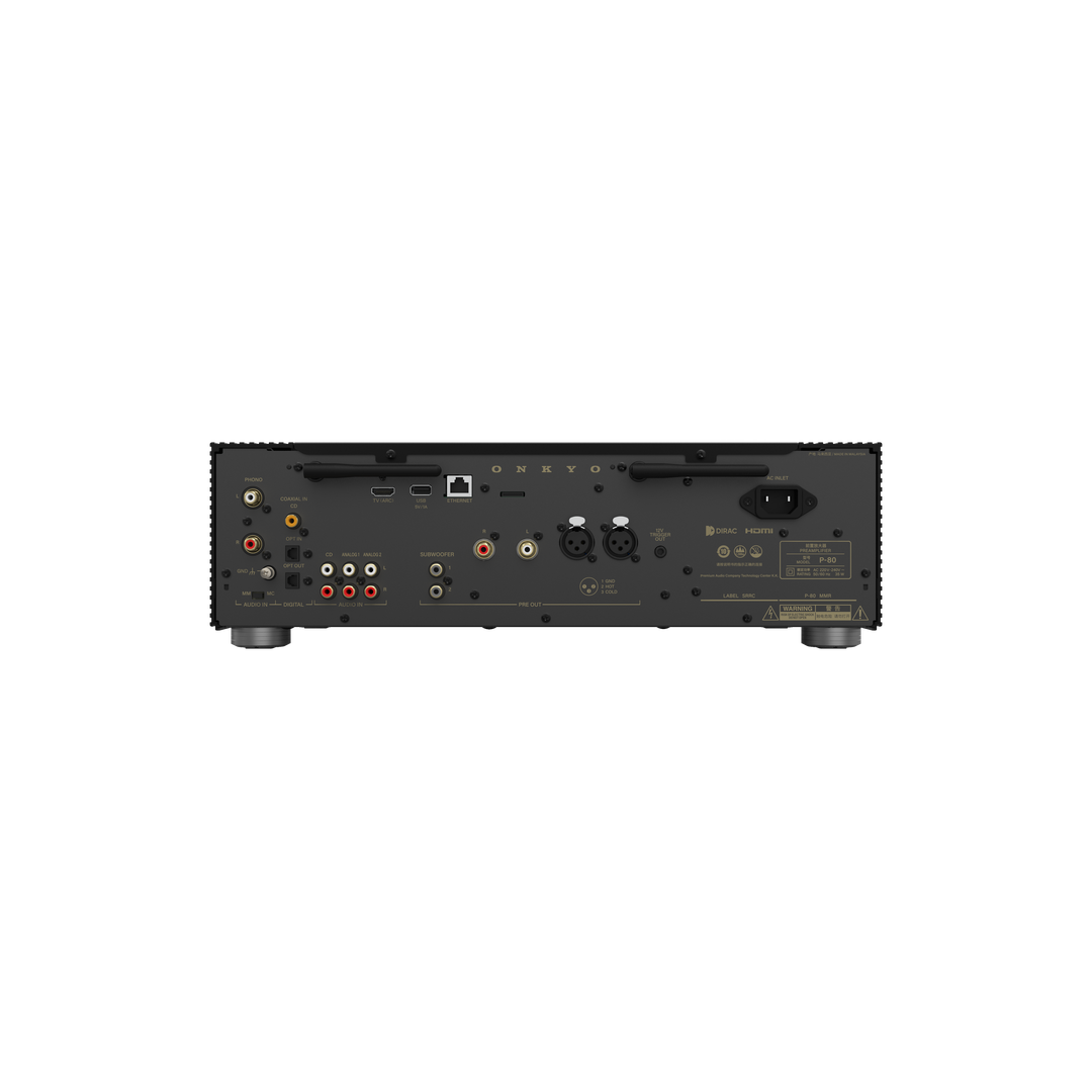 Onkyo P80B Network Pre-Amplifier (Schwarz)