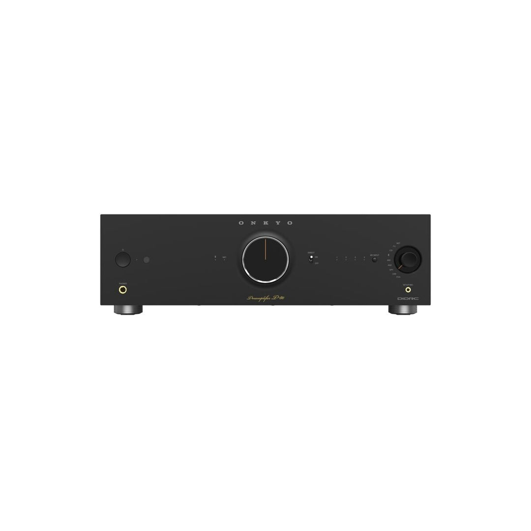 Onkyo P80B Network Pre-Amplifier (Schwarz)