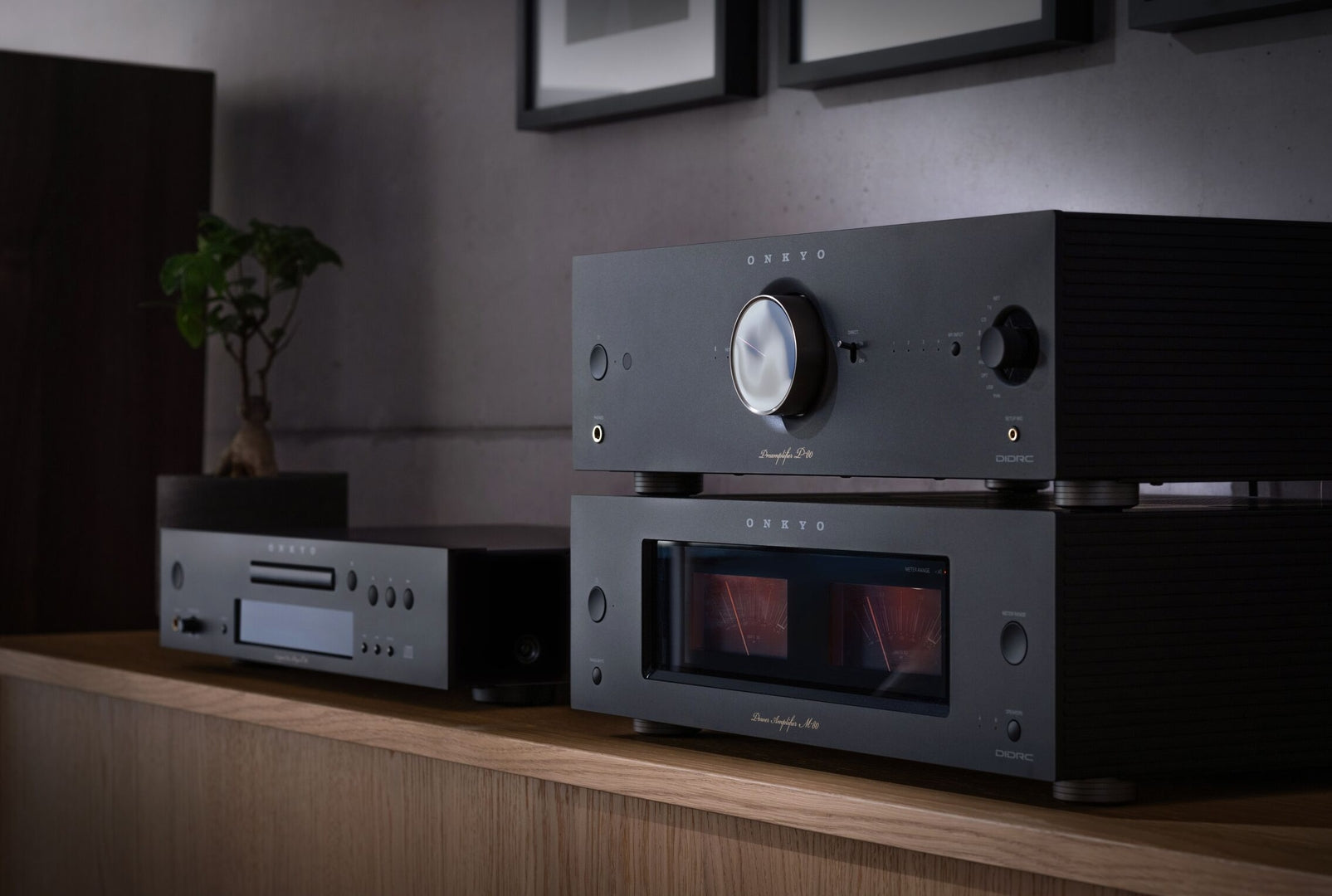 Onkyo P80B Network Pre-Amplifier (Schwarz)