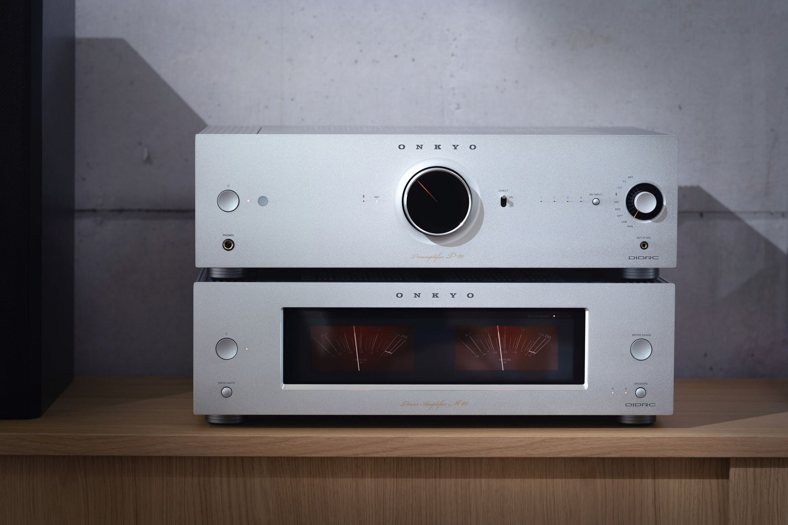 Onkyo M80S Power Amplifier, silber