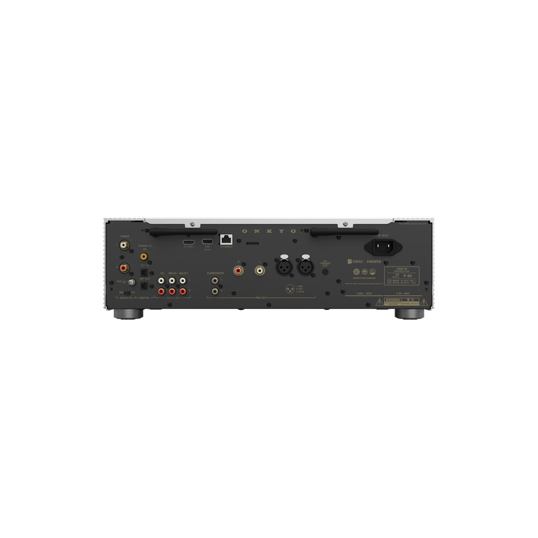 Onkyo P80S Network Pre-Amplifier, silber