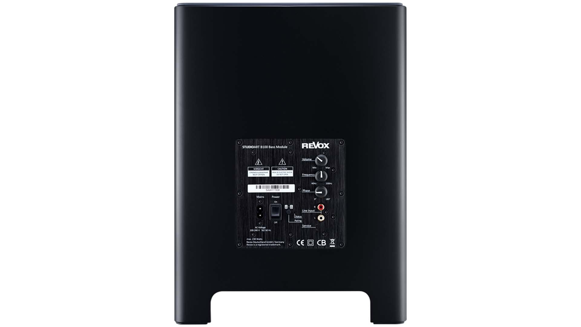 Revox STUDIOART B100 Bass Module (Schwarz)
