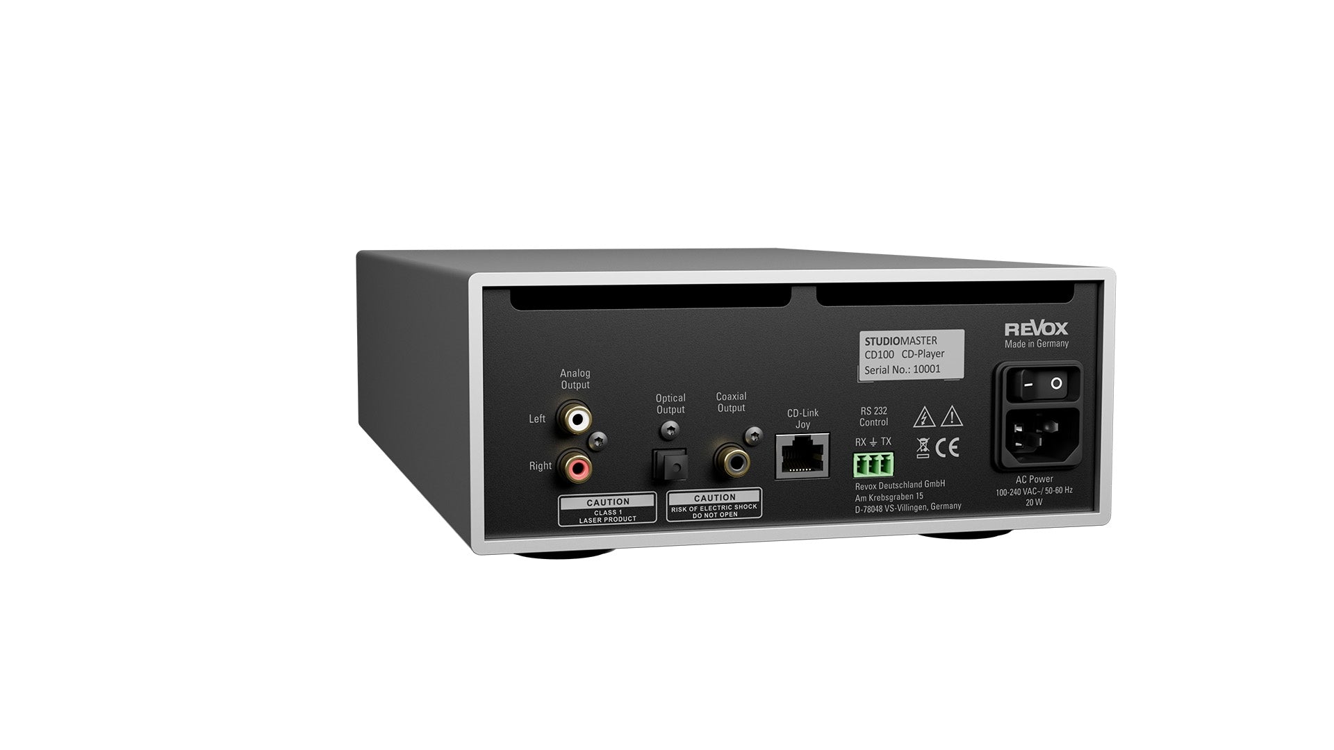 Revox STUDIOMASTER CD100 CD-Player (Silber)