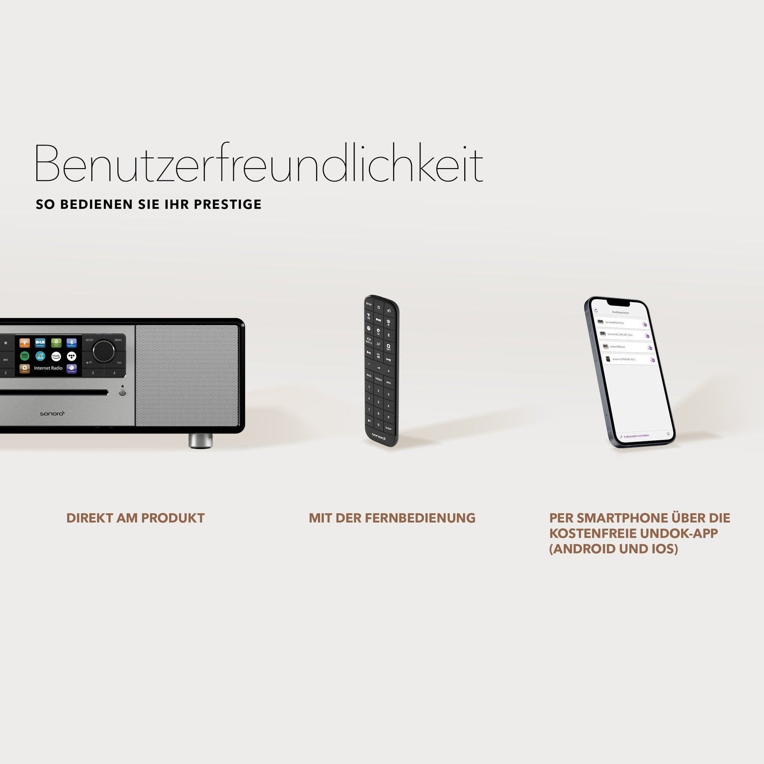 Sonoro Prestige Silber, Glanz
