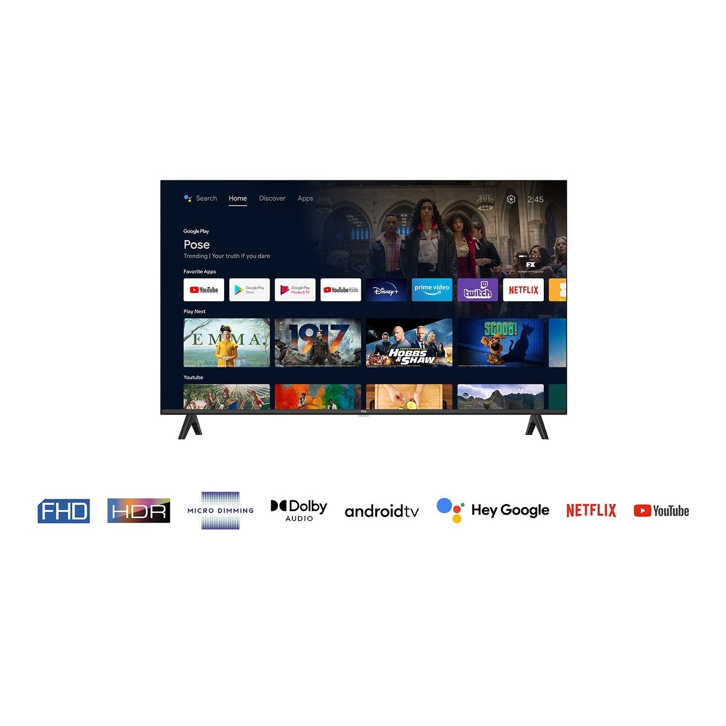 TCL 40S5400A 40", Full HD