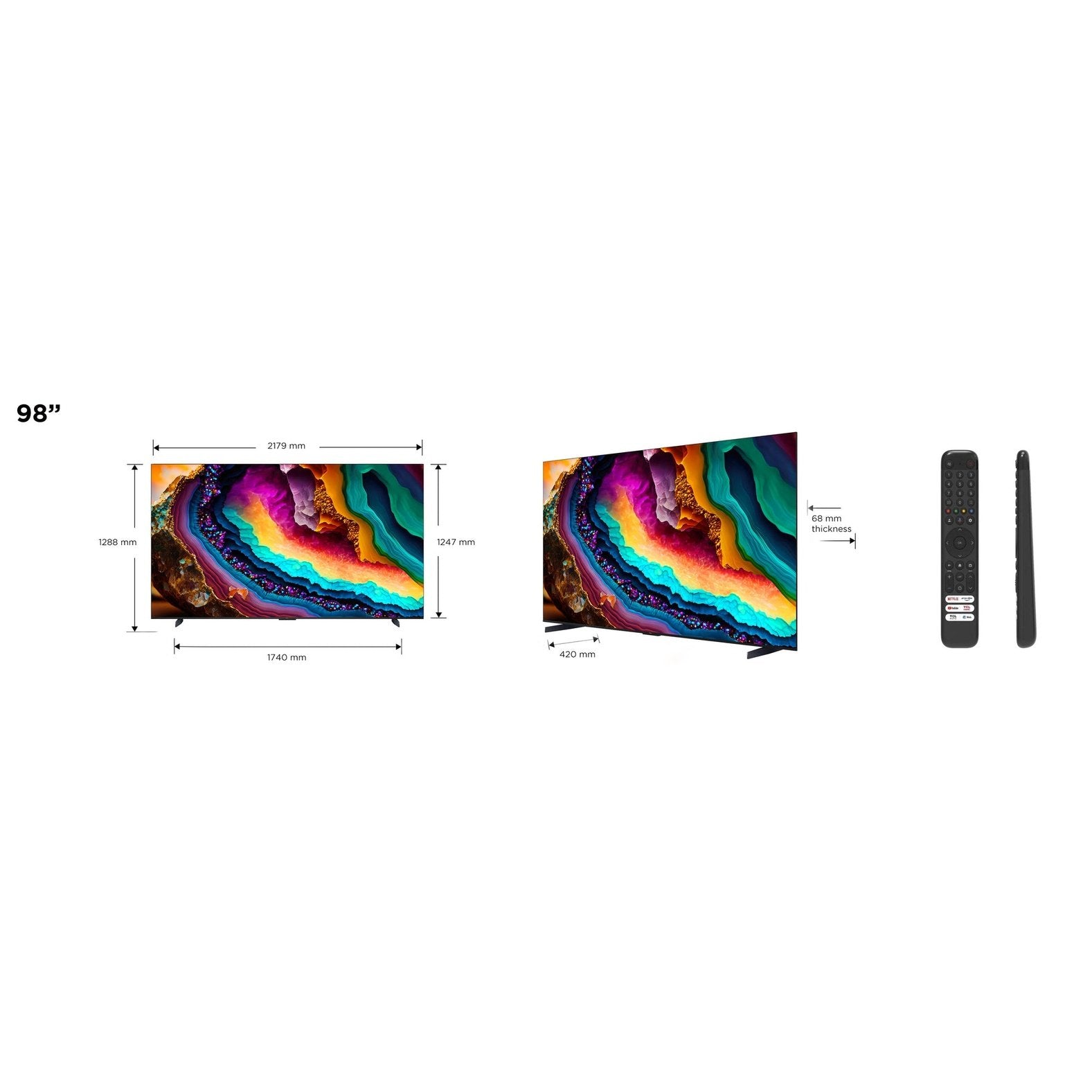 TCL 98P745 98", 4K UHD