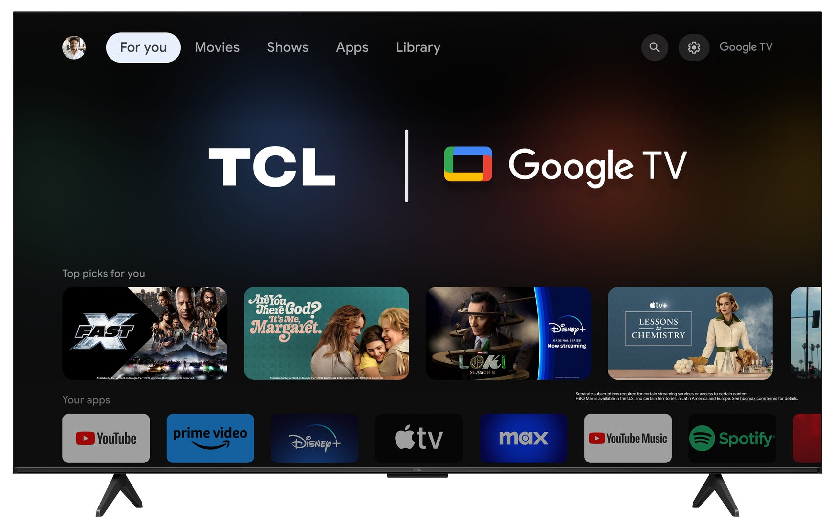 TCL 55P755 (55", 4K UHD)