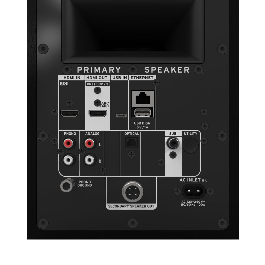 Klipsch The Fives II Ebony, active Speaker, Streamer