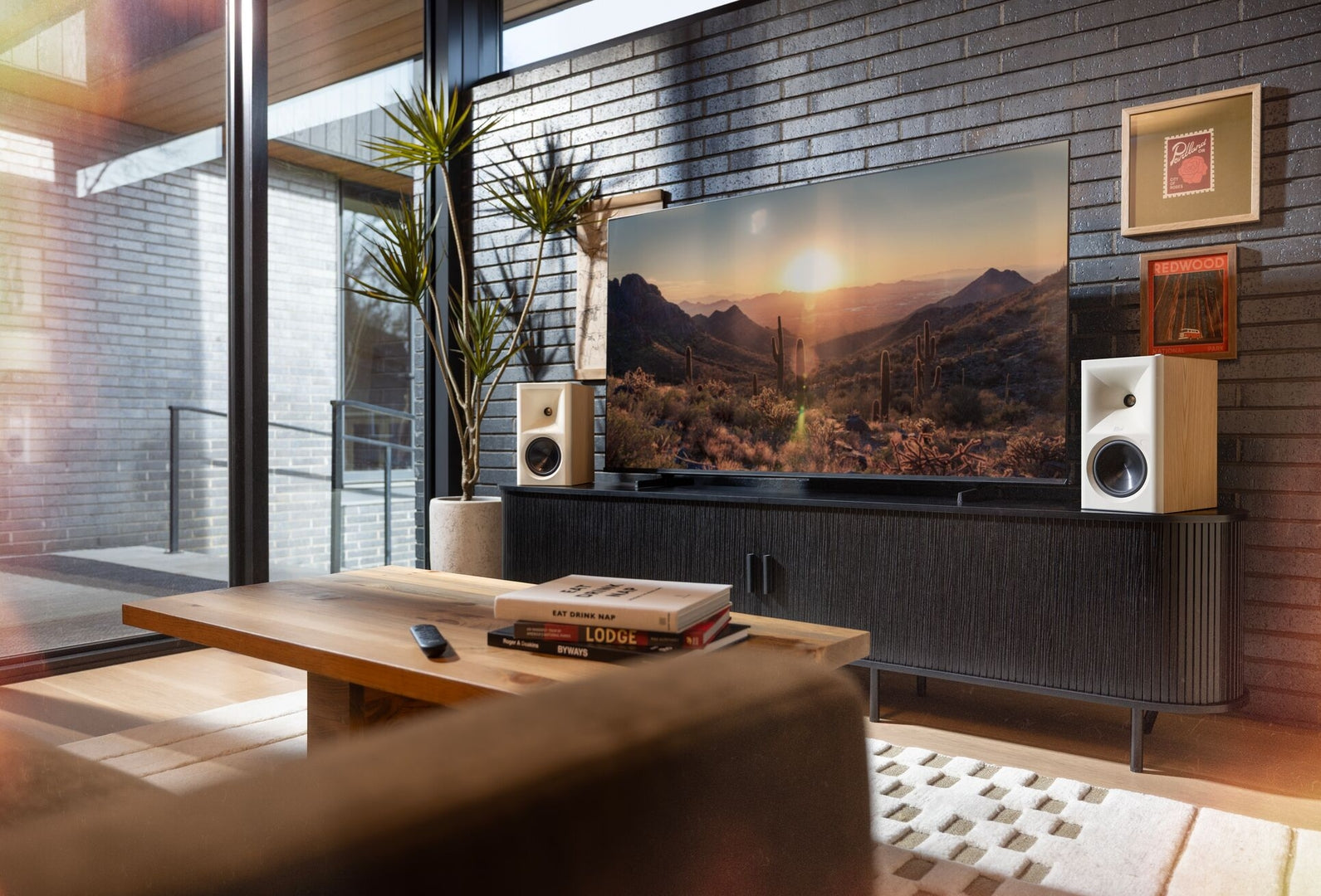 Klipsch The Fives II Red Oak, active Speaker, Streamer