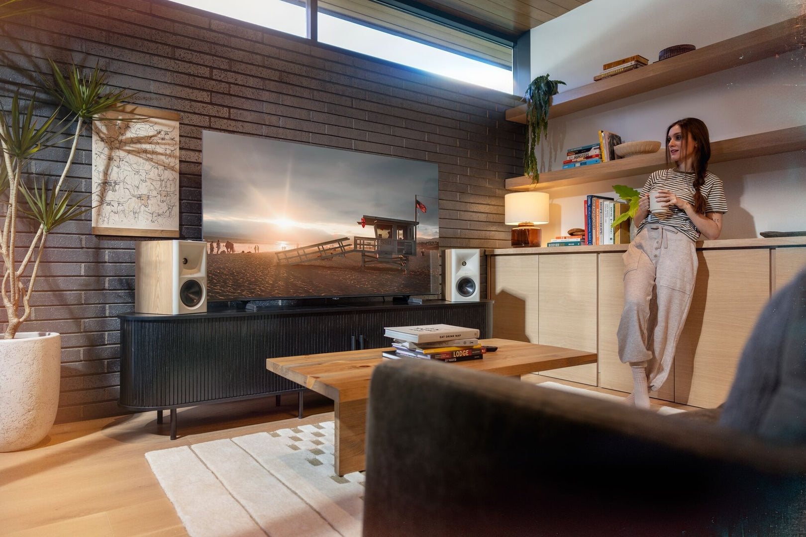 Klipsch The Fives II Red Oak, active Speaker, Streamer